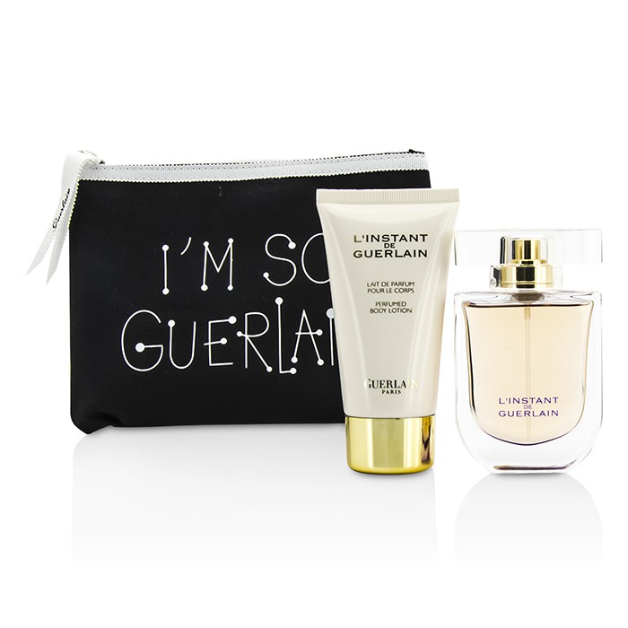 Guerlain L'Instant De Guerlain Travel Coffret: Eau De Parfum Spray 50ml/1.7oz + Loción Corporal 75ml/2.5oz + Bolsa 2pcs+1bagProduct Thumbnail