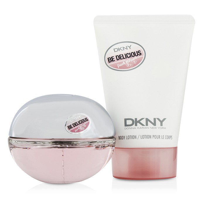 DKNY Be Delicious Fresh Blossom Набор: Парфюмированная Вода Спрей 50мл/1.7унц + Лосьон для Тела 100мл/3.4унц 2pcsProduct Thumbnail