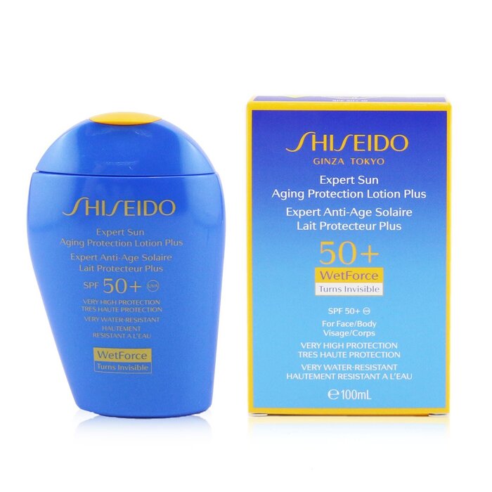 Shiseido Expert Sun Aging Protection Lotion Plus WetForce for ansikt og kropp SPF 50+ 100ml/3.4ozProduct Thumbnail