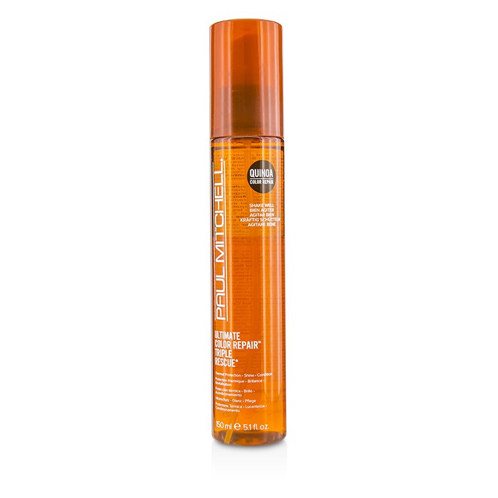 Paul Mitchell Kuracja do włosów zniszczonych Ultimate Color Repair Triple Rescue (Thermal Protection, Shine, Condition) 150ml/5.1ozProduct Thumbnail