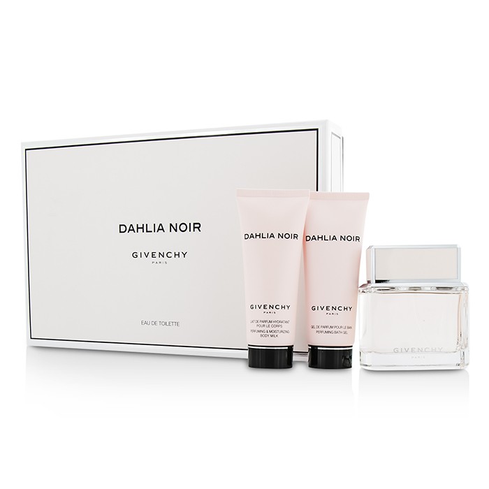 ジバンシィ Givenchy Dahlia Noir Coffret: Eau De Toilette Spray 75ml/2.5oz + Body Milk 75ml/2.5oz + Bath Gel 75ml/2.5oz 3pcsProduct Thumbnail