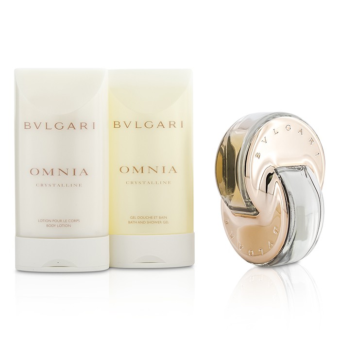 ブルガリ Bvlgari Omnia Crystalline Coffret: L'Eau De Parfum Spray 40ml/1.35oz + Bath & Shower Gel 75ml/2.5oz + Body Lotion 75ml/2.5oz 3pcsProduct Thumbnail