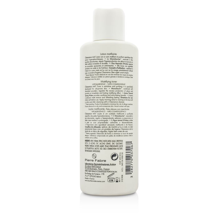 Avene Cleanance MAT Mattifying Toner (For Oily, Blemish-Prone Skin) 200ml/6.76ozProduct Thumbnail
