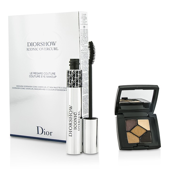 Christian Dior Set Maquillaje Diorshow Couture Eye: Diorshow Iconic Máscara Curva + 5 Couleurs Mini Paleta Color Ojos 2pcsProduct Thumbnail
