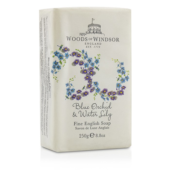 ウッズオブウィンザー Woods Of Windsor Blue Orchid & Water Lily Fine English Soap 250ml/8.8ozProduct Thumbnail