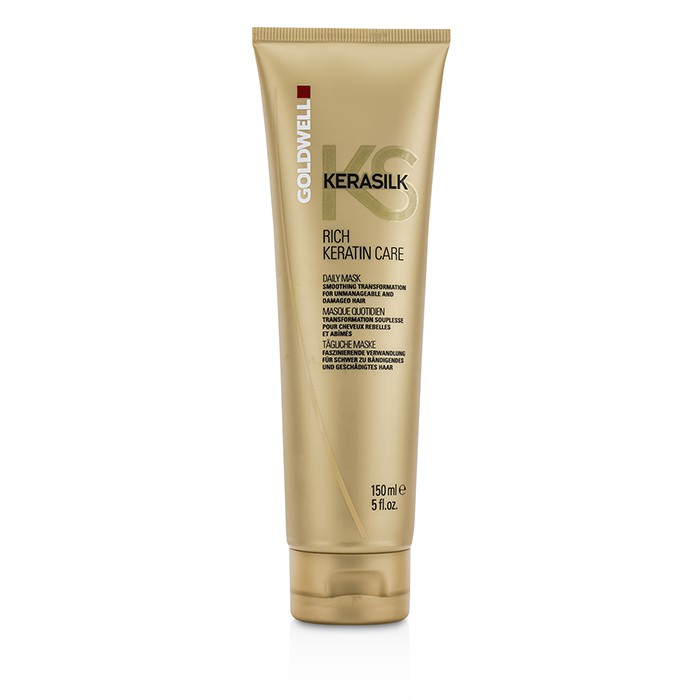 Goldwell Kerasilk Rich Keratin Care Daily Mask - Smoothing Transformation (For Unmanageable and Damaged Hair) 150ml/5ozProduct Thumbnail