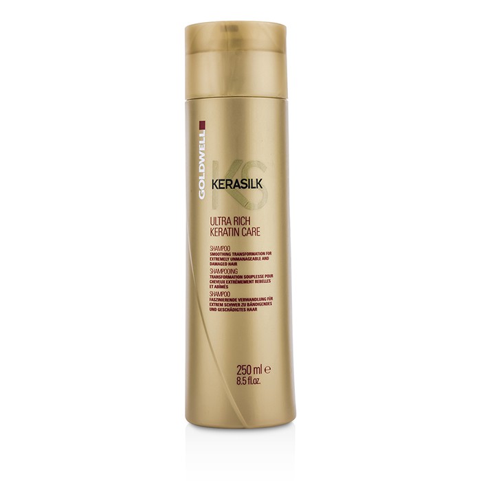 Goldwell Kerasilk Ultra Rich Keratin Care Shampoo - Smoothing Transformation (For Extremely Unmanageable and Damaged Hair) 250ml/8.5ozProduct Thumbnail
