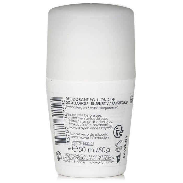 Vichy 24Hr Deodorant Dry Touch Roll On - דאודורנט רול-און מגע יבש לעור רגיש 50ml/1.69ozProduct Thumbnail