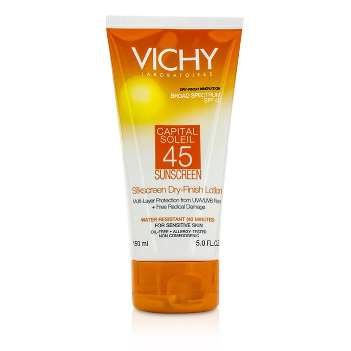 Vichy Capital Soleil Silkscreen Dry-Finish Lotion For Face & Body SPF 45 150ml/5ozProduct Thumbnail