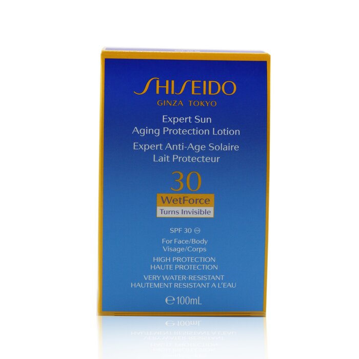 Shiseido Expert Sun Aging Protection Lotion WetForce For Face & Body SPF 30- תחליב הגנה מהשמש 100ml/3.4ozProduct Thumbnail