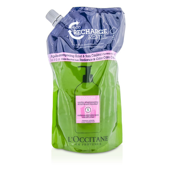 L'Occitane Aromachologie Radiance and Color Care Conditioner Eco-Refill (For Color-Treated Hair) 500ml/16.9ozProduct Thumbnail
