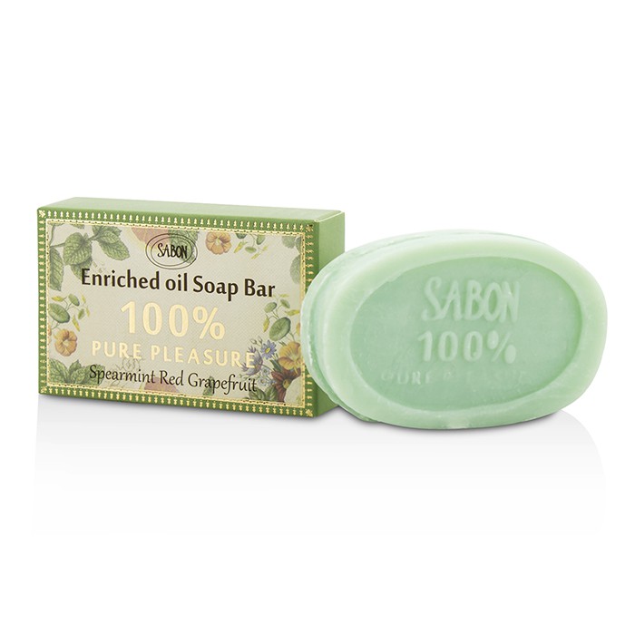 Sabon 100% Pure Pleasure Soap Bar - Spearmint Grapefruit 70g/2.46ozProduct Thumbnail