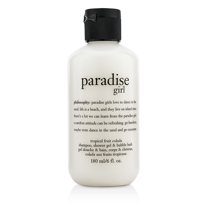 Philosophy Paradise Girl Shampoo, Shower Gel & Bubble Bath - Tropical Fruit Colada 180ml/6ozProduct Thumbnail