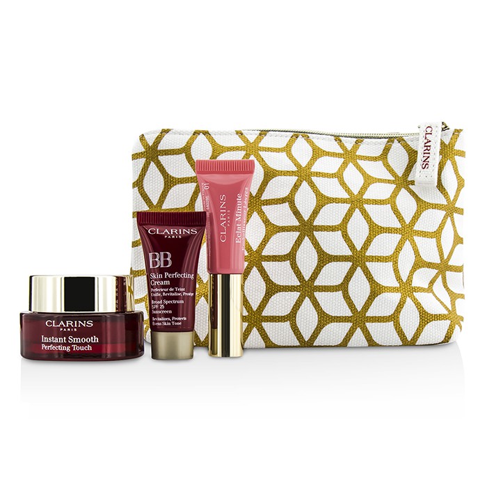 Clarins Set Touch Of Magic: 1x Instant Smooth Perfecting Touch + 1x Perfector Labios + 1x Crema BB 3pcs+1bagProduct Thumbnail