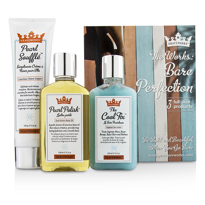Anthony Shaveworks Bare Perfection Kit: Shave Cream 150g + Targeted Gel Lotion 156ml + Body Oil 156ml 3pcsProduct Thumbnail