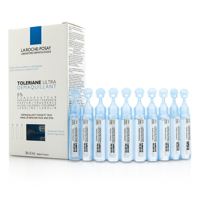 La Roche Posay Toleriane Ultra Demaquillant Make-Up Remover Face & Eyes 30x 5mlProduct Thumbnail