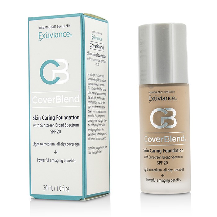 Exuviance 愛思妍 修飾護膚粉底液 SPF20 CoverBlend Skin Caring Foundation SPF20 30ml/1ozProduct Thumbnail