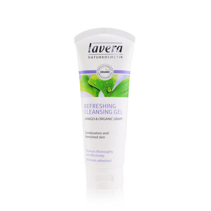 Lavera Żel do mycia twarzy Ginkgo & Organic Grape Refreshing Cleansing Gel - Combination & Blemished Skin 100ml/3.2ozProduct Thumbnail