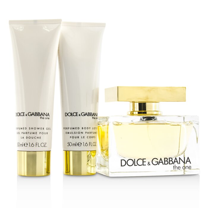 Dolce & Gabbana The One Casetă: Apă De Parfum Spray 75ml/2.5oz + Lo&#539;iune de Corp 50ml/1.6oz + Gel de Du&#537; 50ml/1.6oz 3pcsProduct Thumbnail