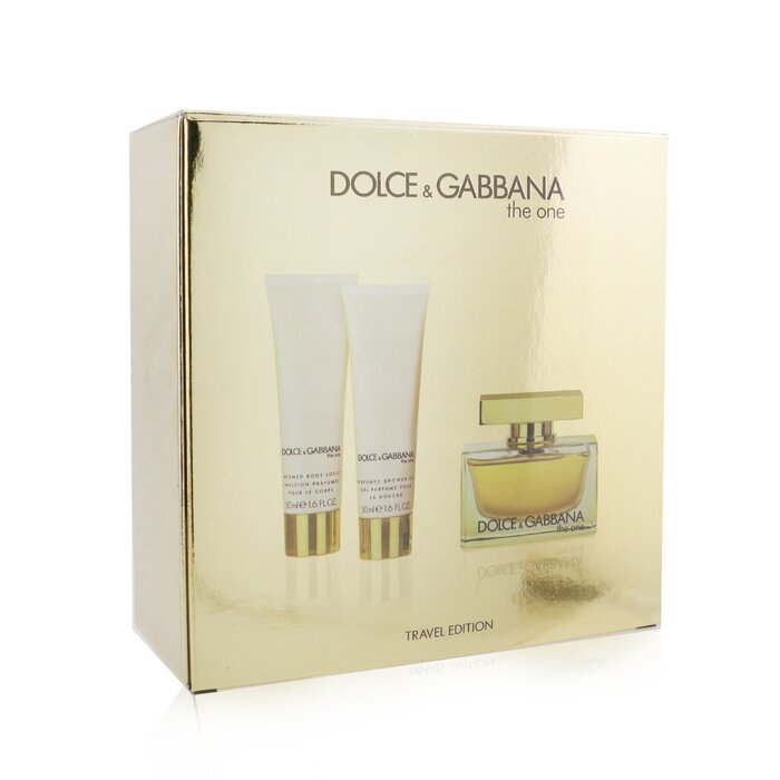 Dolce & Gabbana The One Coffret: Eau De Parfum Spray 75ml/2.5oz + Body Lotion 50ml/1.6oz + Shower Gel 50ml/1.6oz 3pcsProduct Thumbnail