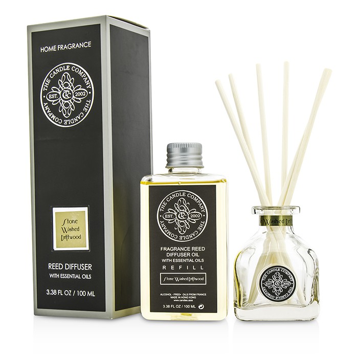 The Candle Company Reed Diffuser with Essential Oils - Stone Washed Driftwood 100ml/3.38ozProduct Thumbnail