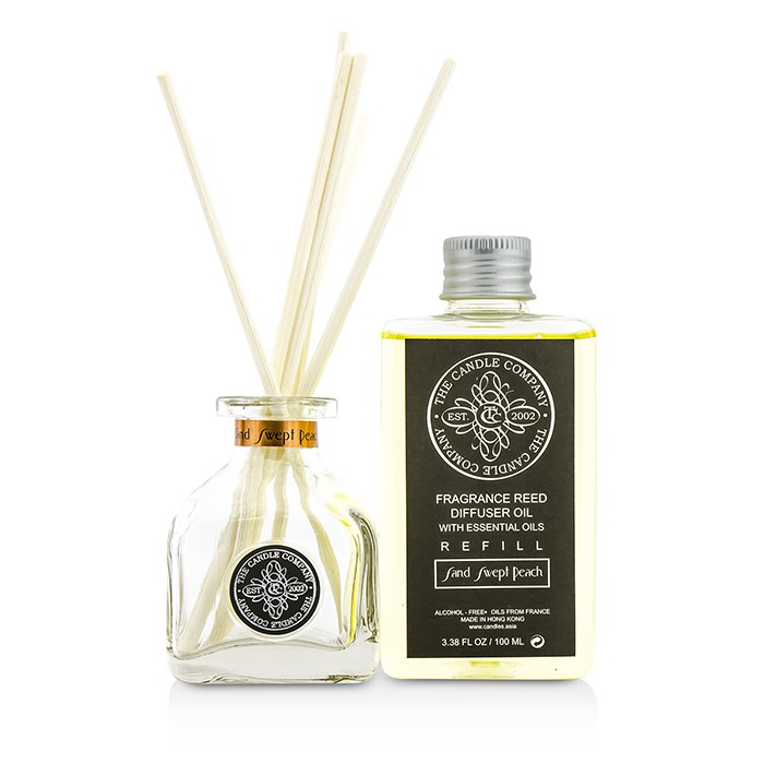 The Candle Company Reed Diffuser with Essential Oils - Sand Swept Peach 100ml/3.38ozProduct Thumbnail