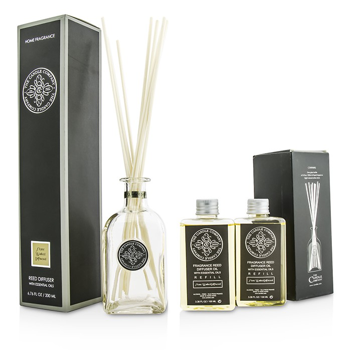 The Candle Company Reed Diffuser with Essential Oils - Stone Washed Driftwood 200ml/6.76ozProduct Thumbnail