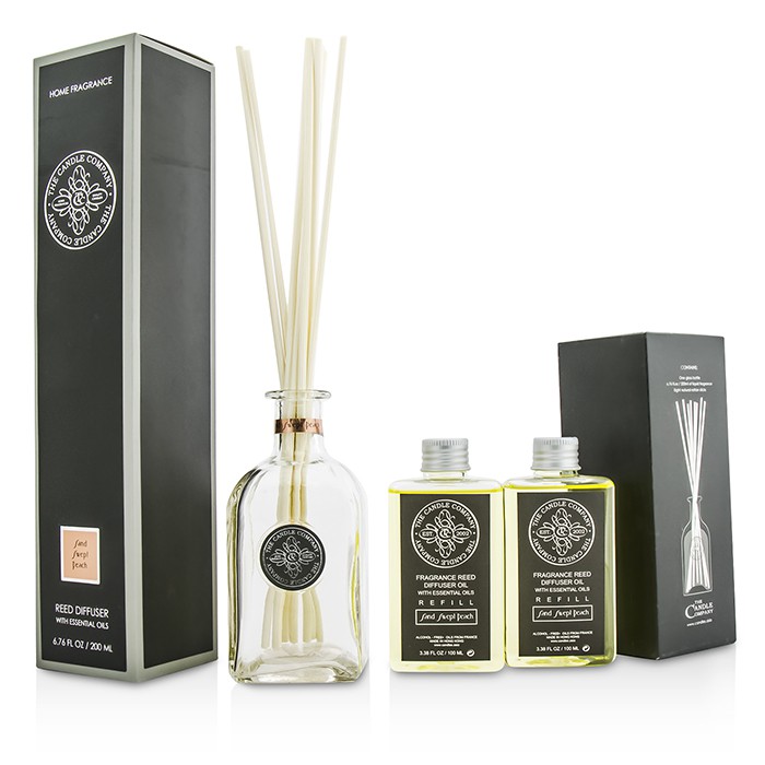 The Candle Company Reed Diffuser with Essential Oils - Sand Swept Peach 200ml/6.76ozProduct Thumbnail