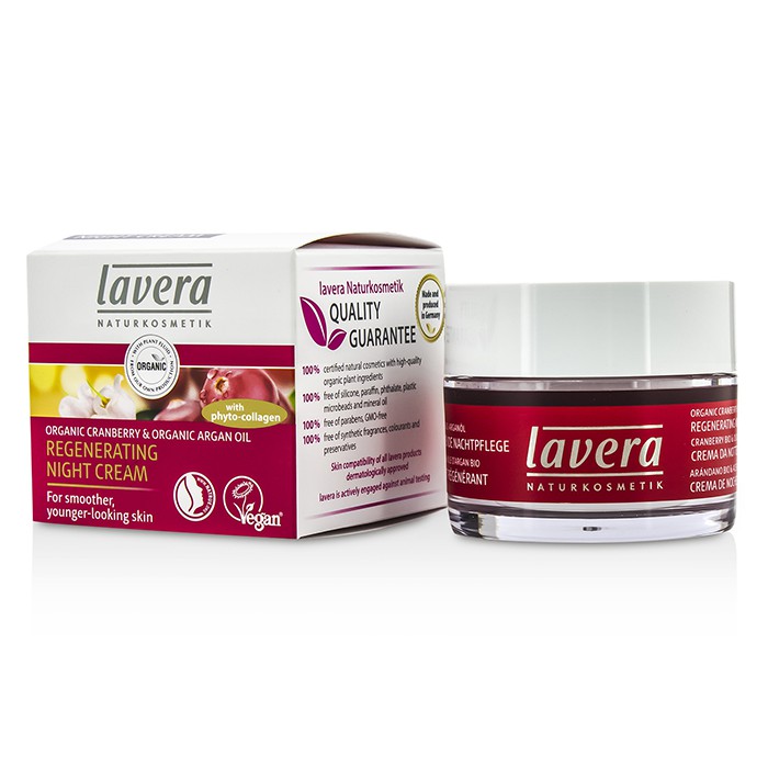 Lavera Organic Cranberry & Argan Oil - Regenerating Night Cream 50ml/1.6ozProduct Thumbnail
