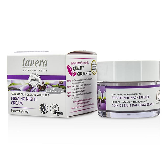 Lavera Karanja Oil & Organic White Tea Firming Night Cream - Krim Wajah 50ml/1.6ozProduct Thumbnail