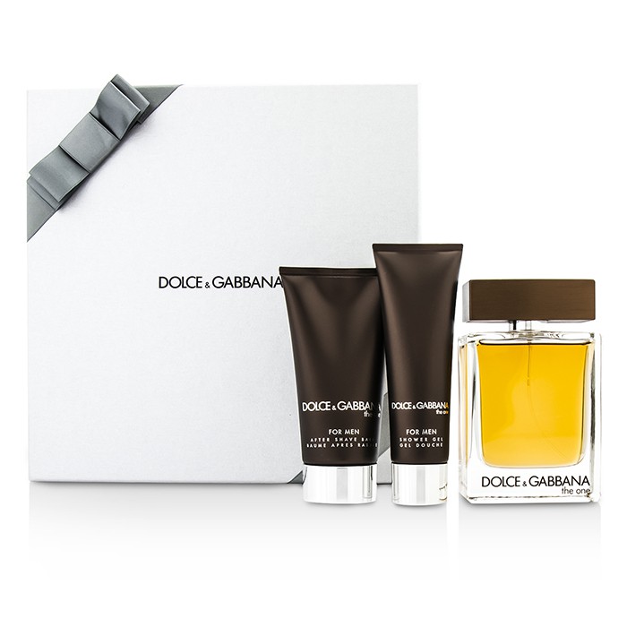 Dolce & Gabbana The One Coffret: Eau De Toilette Spray 100ml/3.3oz + After Shave Balm 75ml/2.5oz + Shower Gel 50ml/1.6oz (Silver Box) 3pcsProduct Thumbnail