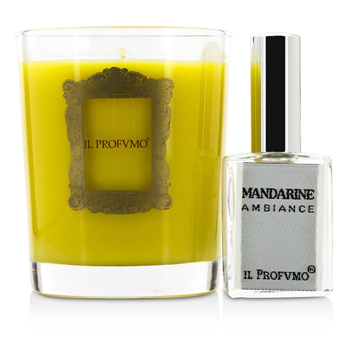 Il Profvmo Scented Candle - Mandarine (with Room Frangrance Spray 15ml/0.5oz) 200g/7ozProduct Thumbnail