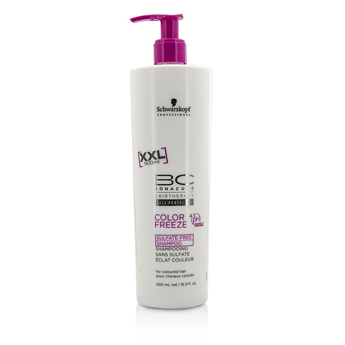 Schwarzkopf BC Color Freeze pH 4.5 Sulfate-Free Shampoo (Untuk Rambut Diwarnai) 500ml/16.9ozProduct Thumbnail