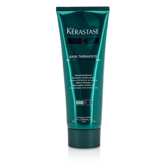 Kerastase Resistance Bain Therapiste Balm-In -Shampoo Fiber Quality Renewal Care (for veldig skadet, overprosessert hår) 250ml/8.5ozProduct Thumbnail