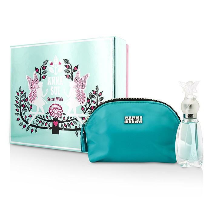 Anna Sui Secret Wish Coffret: Eau De Toilette Spray 30ml/1oz + Cosmetic Pouch 1pc+1pouchProduct Thumbnail