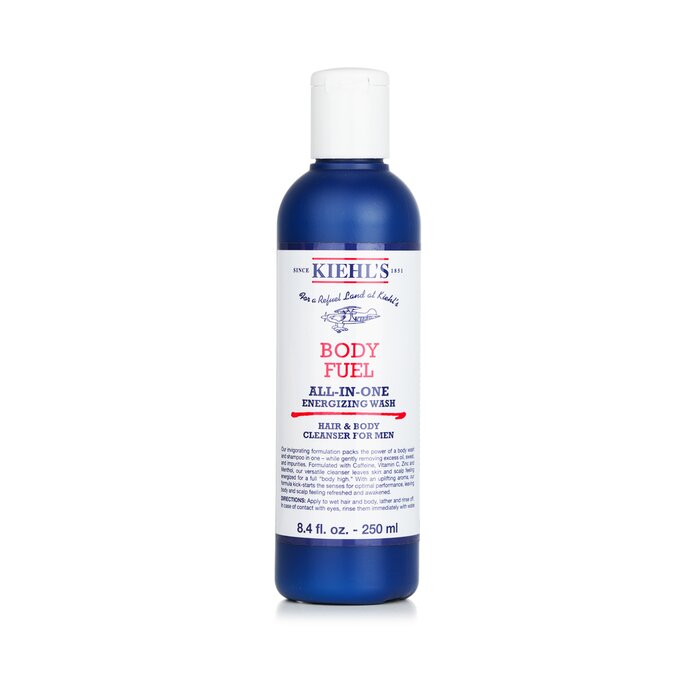 Kiehl's Body Fuel All-In-One Energizing Wash Hair & Body Cleanser for Men 250ml/8.4ozProduct Thumbnail