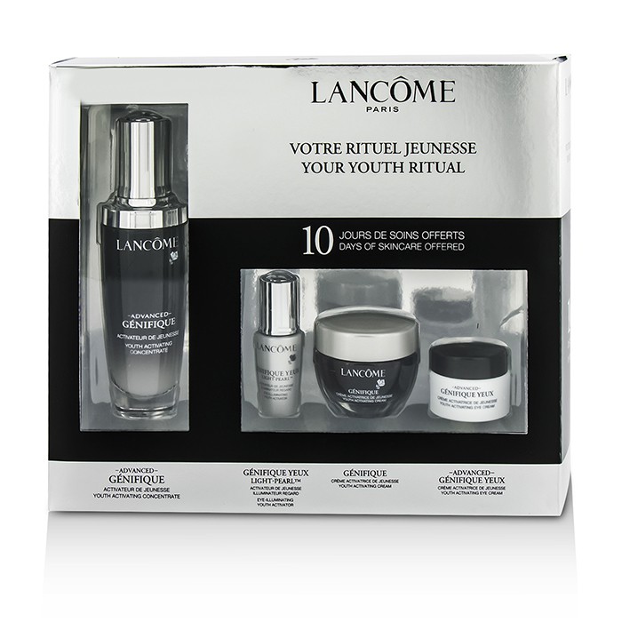 Lancome Advanced Genifique (Your Youthful Ritual) Set: Concentrate 50ml + Cream 15ml + Yeux Light-Pearl 5ml + Eye Cream 5ml 4pcsProduct Thumbnail