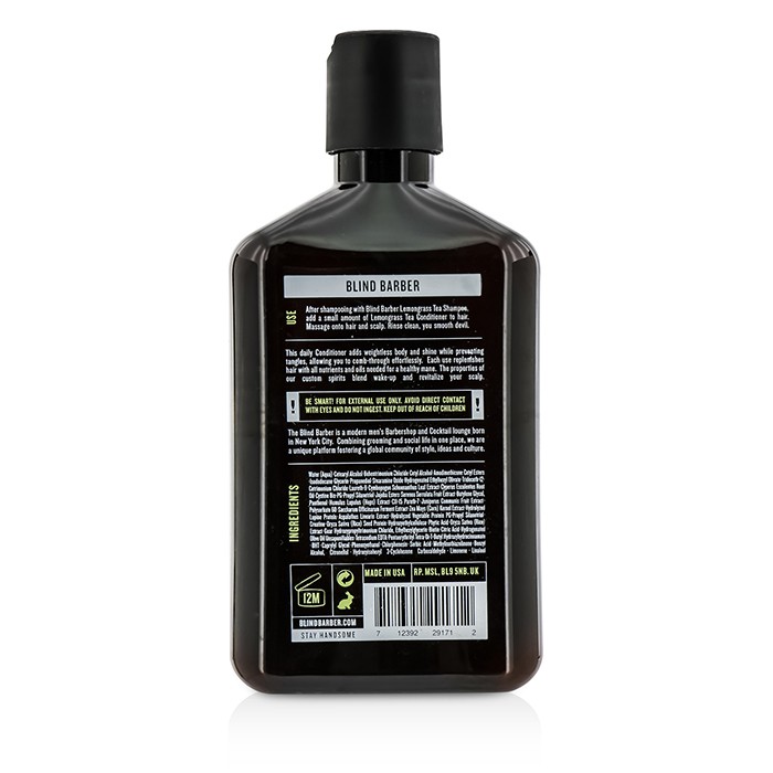 Blind Barber Lemongrass Tea Conditioner (Normal Hair) 250ml/8.5ozProduct Thumbnail