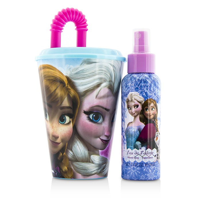 Air Val International Disney Frozen Coffret: Eau De Toilette Spray 100ml/3.4oz + Plastic Cup with Straw + Bag 2pcs+1bagProduct Thumbnail