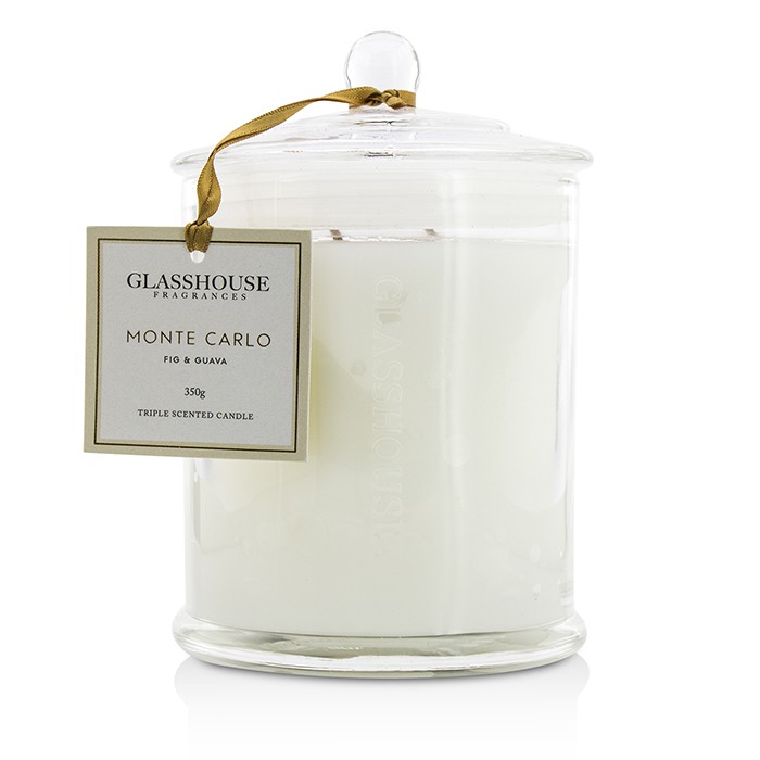 Glasshouse Triple Scented Candle - Monte Carlo (Fig & Guava) 350gProduct Thumbnail
