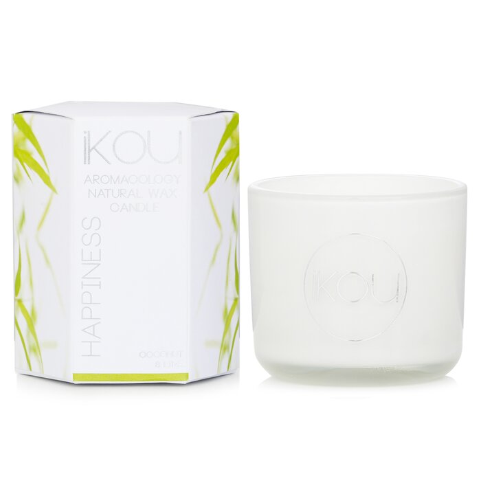 iKOU Eco-Luxury Aromacology Lumânare Ceară Naturală Pahar - Happiness (Coconut & Lime) 85gProduct Thumbnail