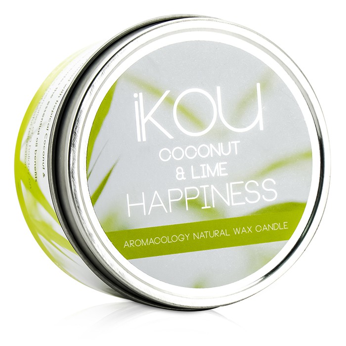 iKOU Eco-Luxury Aromaoology Свещ от Естествен Восък в Кутийка - Happiness 230g/8ozProduct Thumbnail