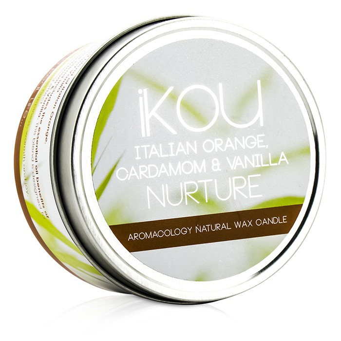 iKOU エコラグジュアリー アロマコロジー ナチュラルワックスキャンドル 缶 - ニューチャー (イタリアンオレンジ カルダモン＆バニラ) 230g/8ozProduct Thumbnail