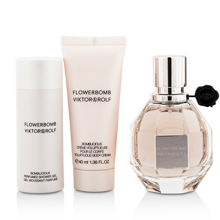 Viktor & Rolf Flowerbomb Coffret: Eau De Parfum Spray 50ml/1.7oz + Body Cream 40ml/1.36oz + Shower Gel 50ml/1.7oz 3pcsProduct Thumbnail