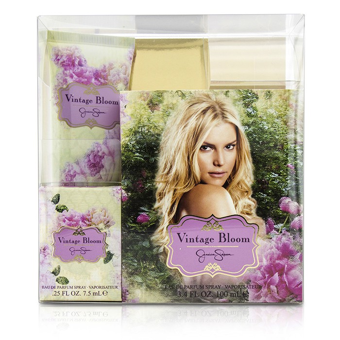 Jessica Simpson Vintage Bloom Set: Apă de Parfum Spray 100ml/3.4oz + Apă de Parfum Spray 7.5ml/0.25oz + Loțiune de Corp 90ml/3oz 3pcsProduct Thumbnail