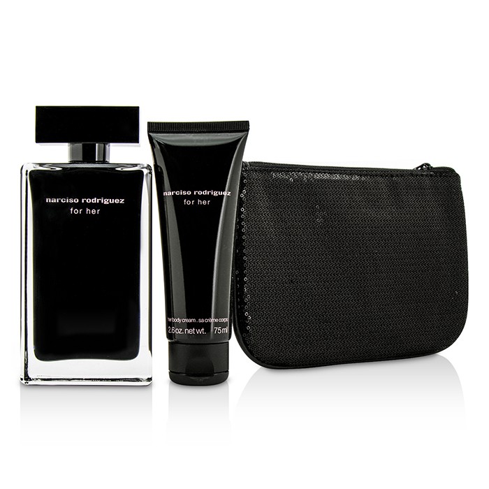 Narciso Rodriguez מארז For Her: או דה טואלט ספריי 100 מל + קרם גוף 75 מל + פאוץ׳ 2pcs+1pouchProduct Thumbnail