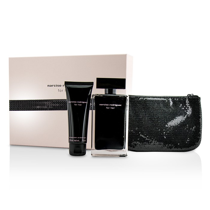Narciso Rodriguez מארז For Her: או דה טואלט ספריי 100 מל + קרם גוף 75 מל + פאוץ׳ 2pcs+1pouchProduct Thumbnail