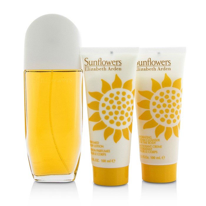 Elizabeth Arden Sunflowers Coffret: Eau De Toilette Spray 100ml/3.3oz + Body Lotion 100ml/3.3oz + Hydrating Cream Cleanser 100ml/3.3oz 3pcsProduct Thumbnail