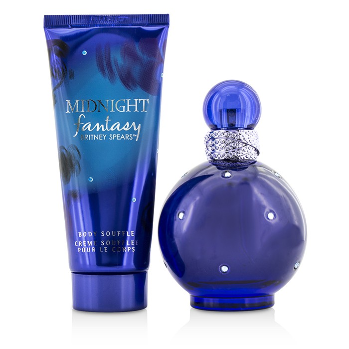 Britney Spears Midnight Fantasy Set: Apă de Parfum Spray 100ml/3.3oz + Sufleu pentru Corp 100ml/3.3oz 2pcsProduct Thumbnail