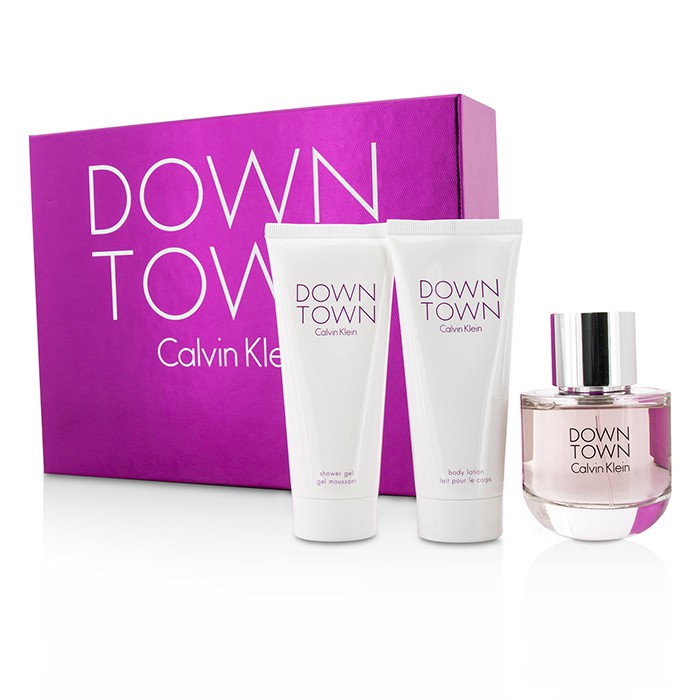 Calvin Klein Zestaw Downtown Coffret: Eau De Parfum Spray 90ml/3oz + Body Lotion 100ml/3.4oz + Shower Gel 100ml/3.4oz 3pcsProduct Thumbnail